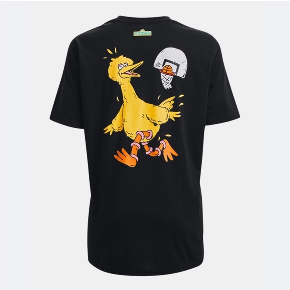 Under Armour Curry Big Bird Airplane Basketball Short Sleeve Tee Shirt NWT M - Picture 5 of 6